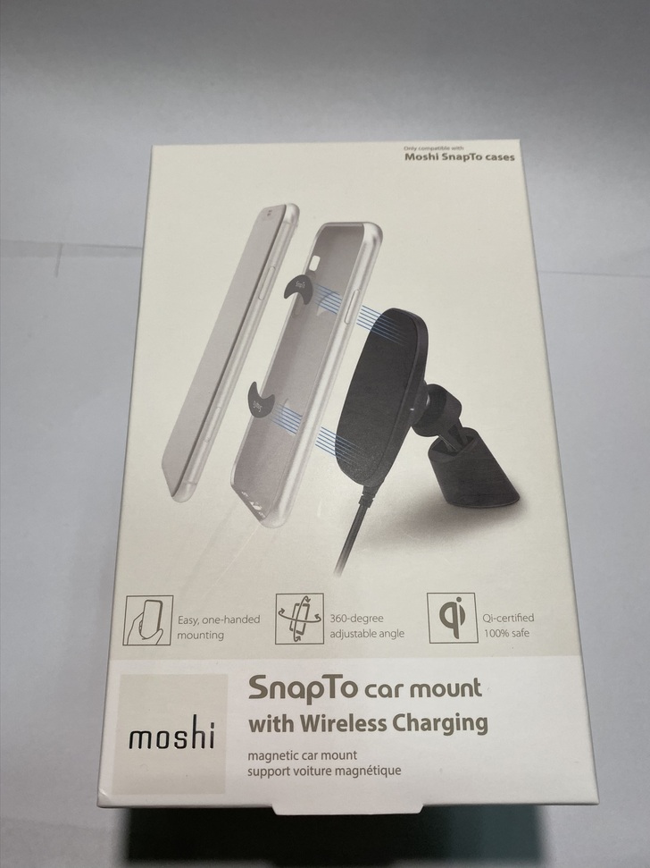 SnapTo™ 磁吸無線充電手機車用支架實測試用心得