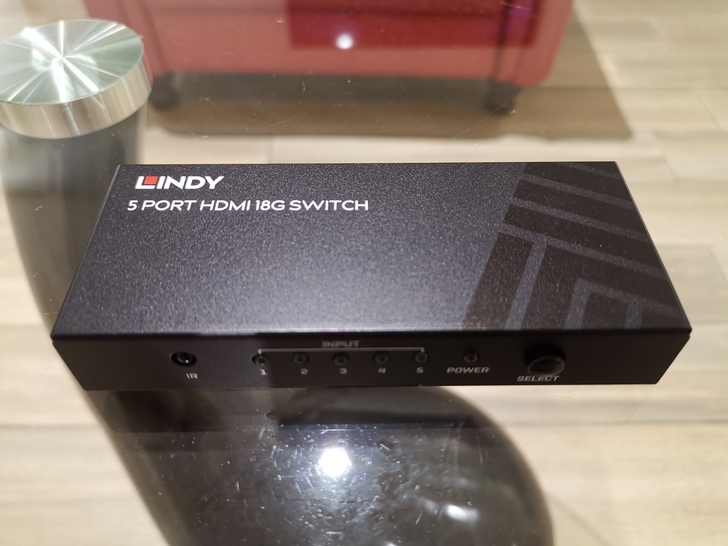 LINDY『HDMI 2.0 4K 18G五進一出切換器（38233_A）』：超前佈署，不怕器材多